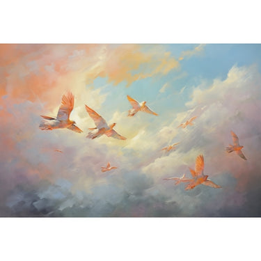 Birds Flying Canvas
